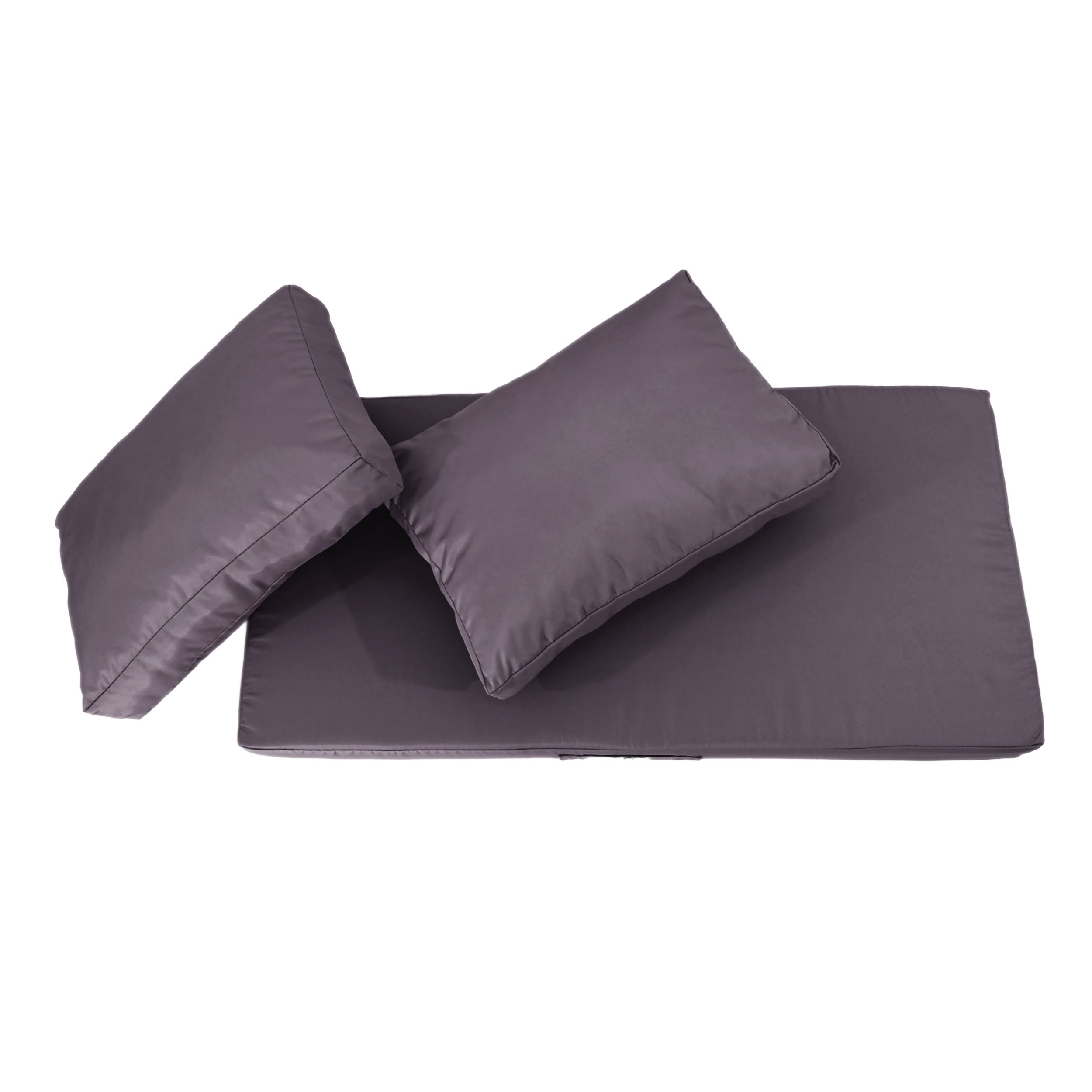 Coussins pour salon de jardin déhoussable 100x50cm Gris carbone - 6