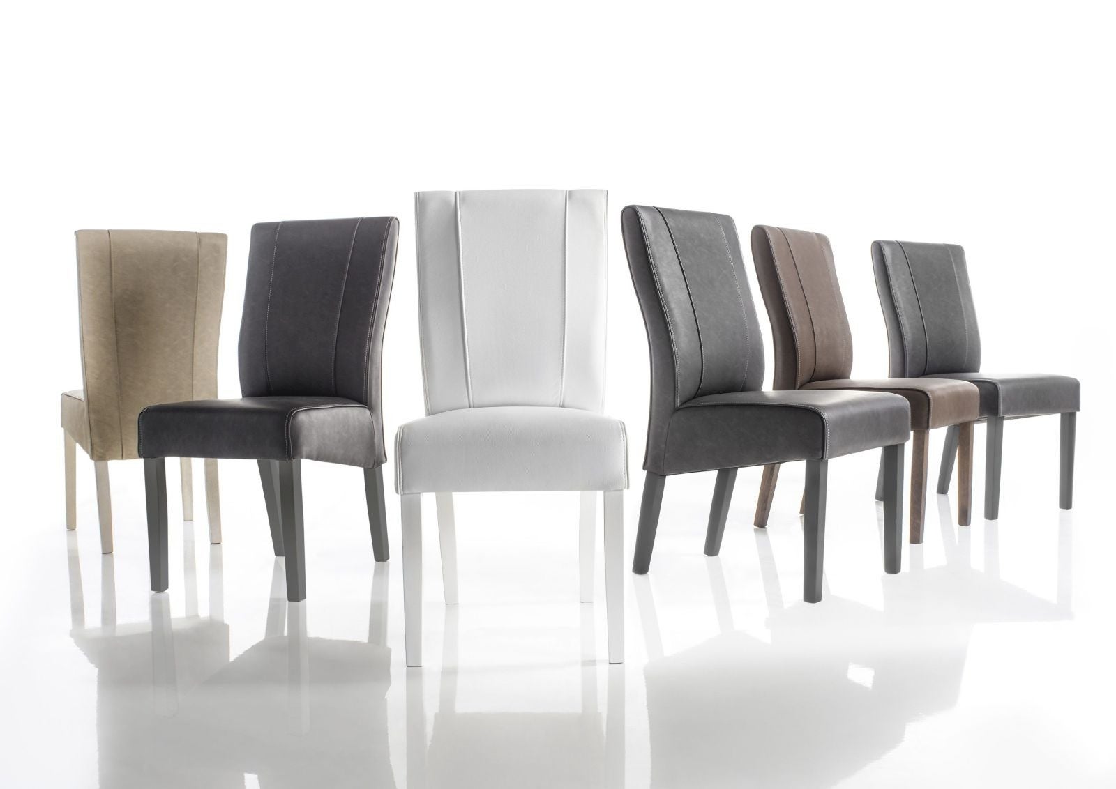 Chaise LUCIANA en plusieurs couleurs 65 x 99 x 46 cm - Couleur: Beige
