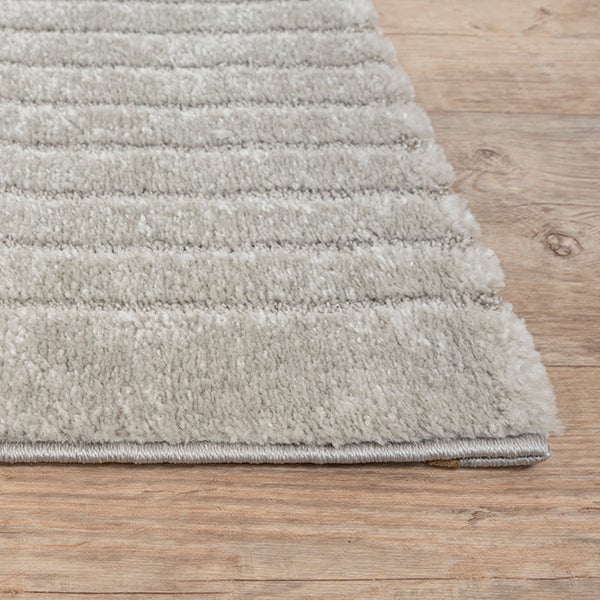 the carpet Elisa tapis de salon moderne, design géométrique, haute densité de velours et agréablement doux, Gris, 140 x 200 cm - 6