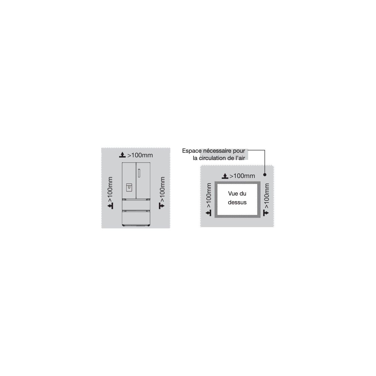 Réfrigérateur multi portes ESSENTIELB ERMVDE190-85min1 - 4