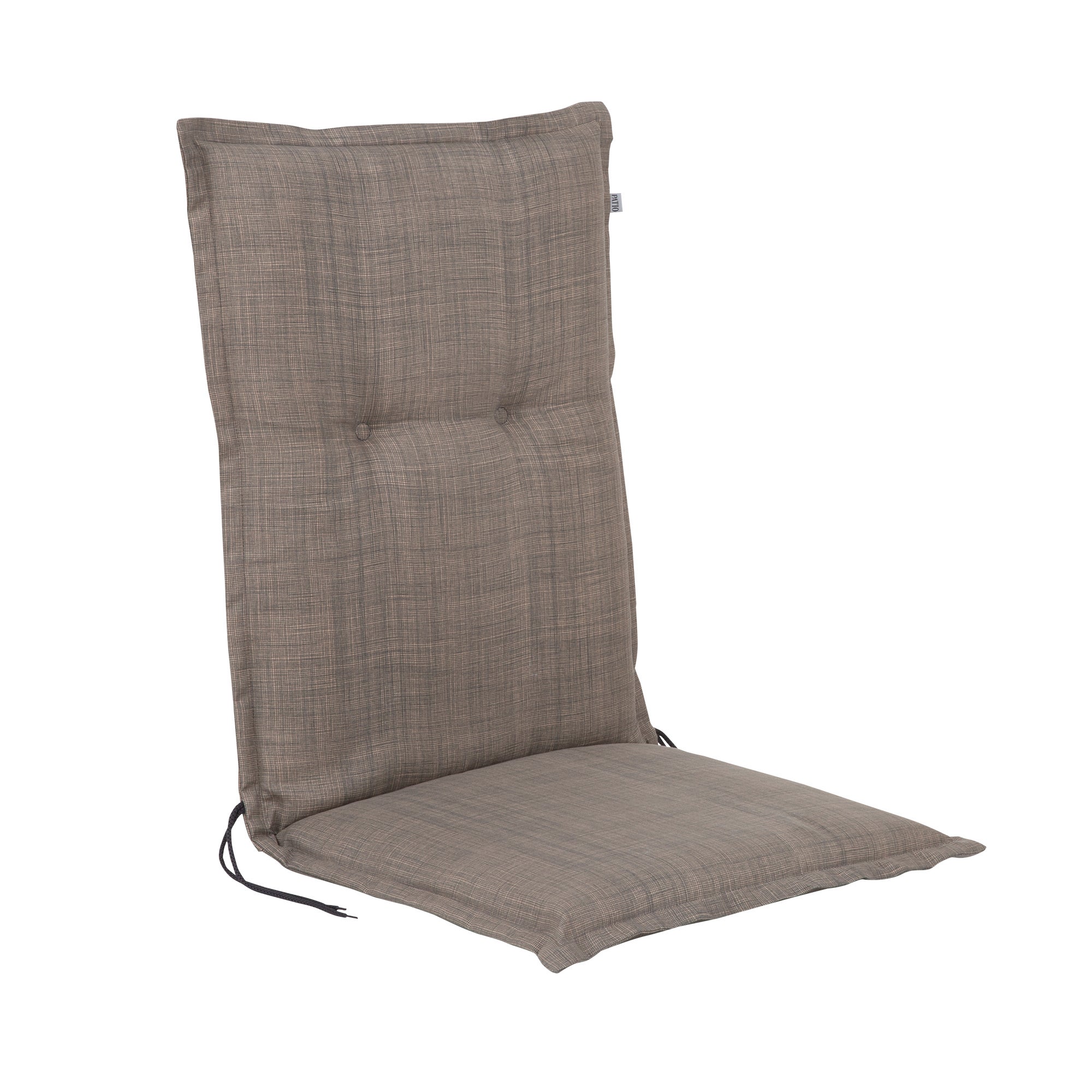 Poduszka na krzesło ogrodowe 100 x 46 cm Malezja Niedrig beżowy PATIO