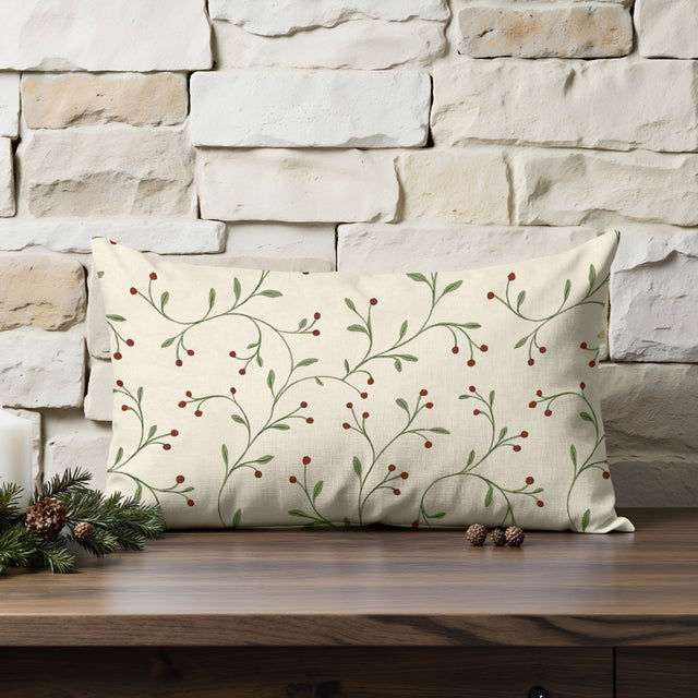 Capa de almofada 100% algodão Christmas Wish 2 30x50 cm