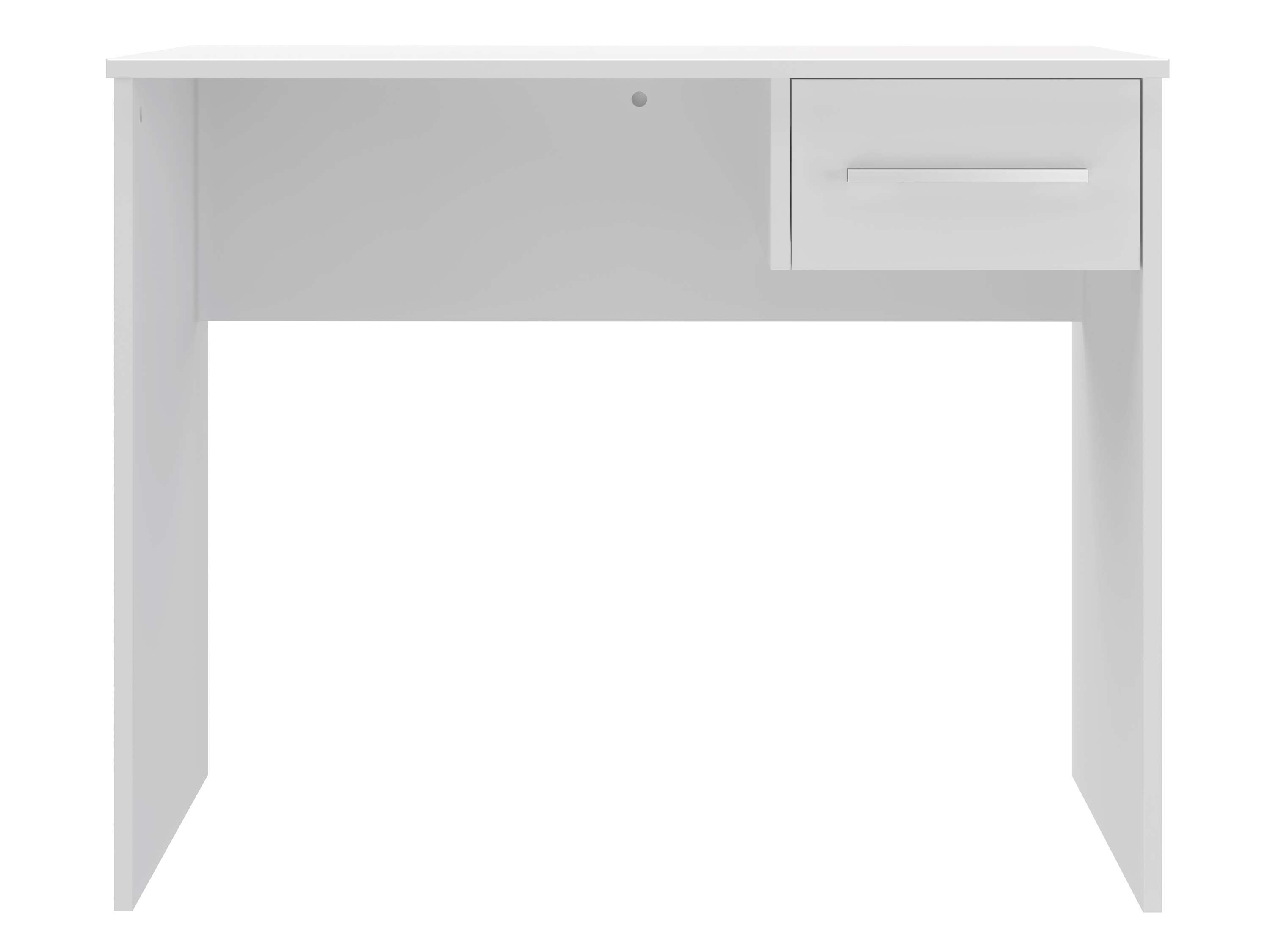 Bureau SAME 1 tiroir 90x50x74 cm blanc TALESA - 5