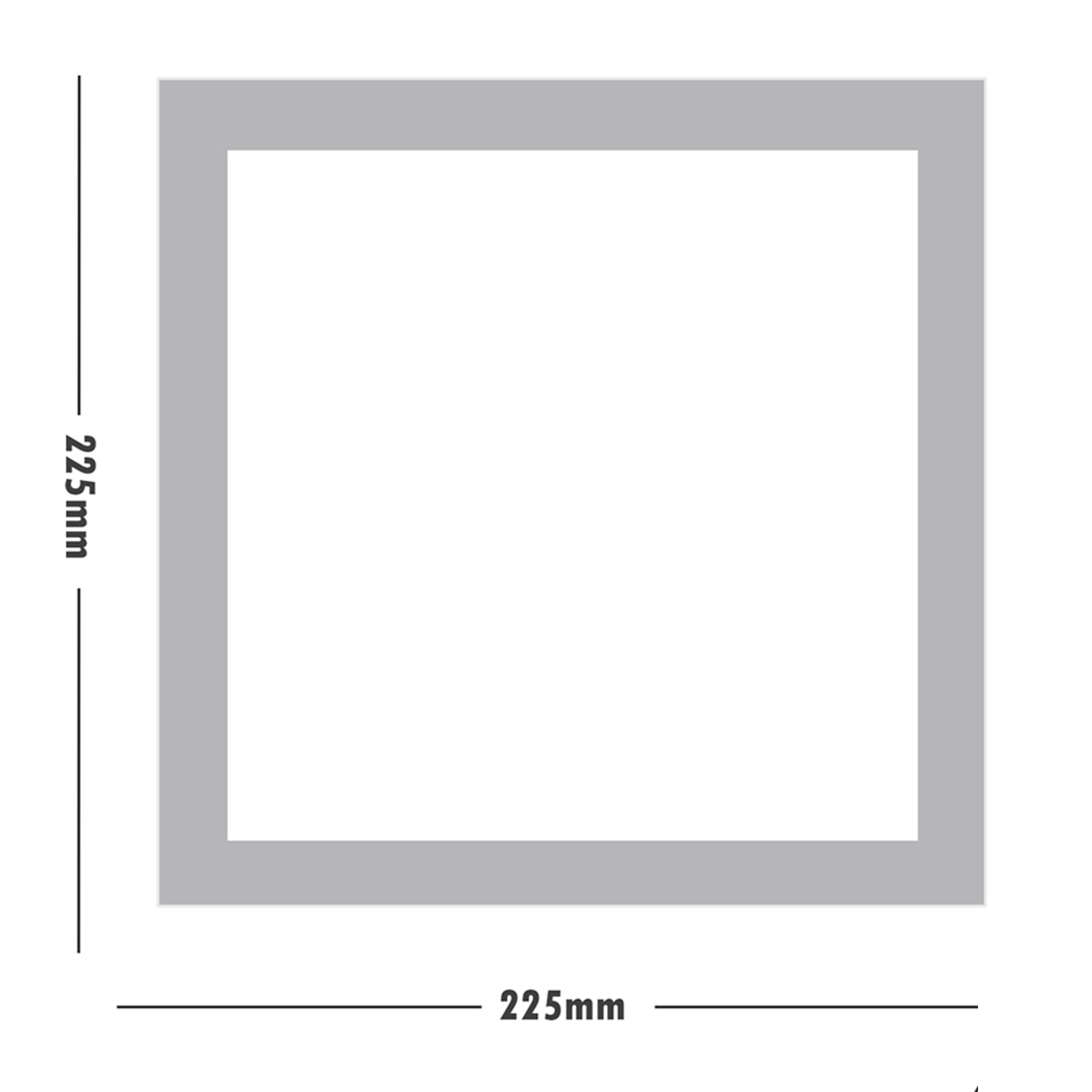 Plafonnier led plafonnier 18w haute luminosité lumière diffuse 180w 230V QUADRATED WARM LIGHT 3000K - 4