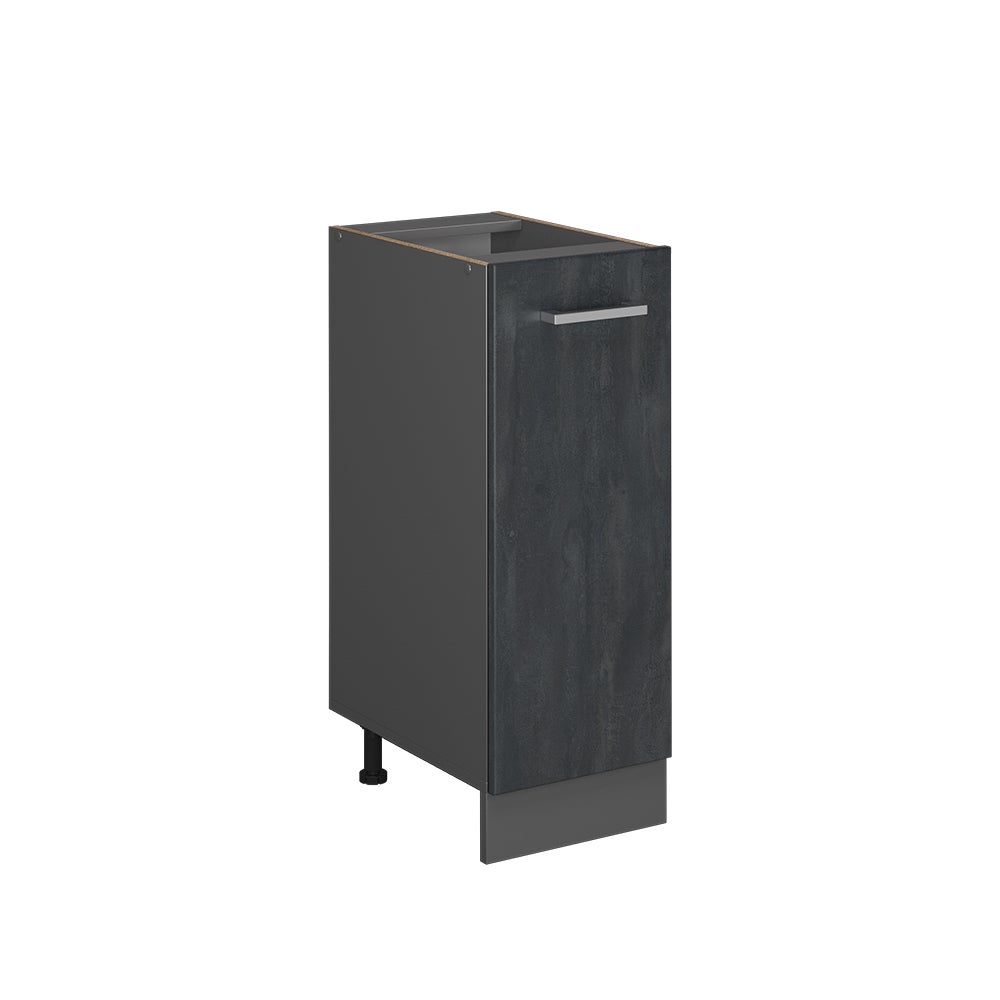 Vicco Szafka apteczna R-Line, Czarny beton, 30 cm bez blatu roboczego
