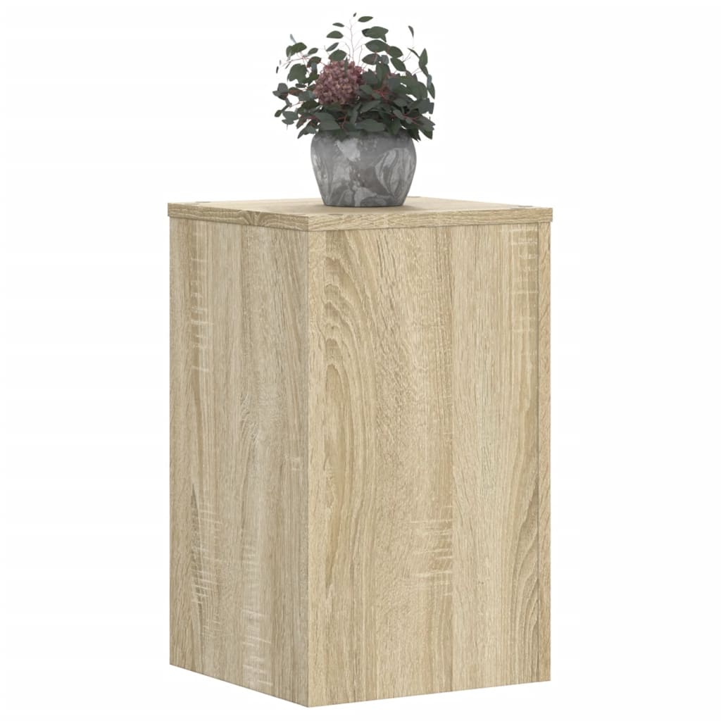Maison Exclusive - Supports pour plantes 2 pcs chêne sonoma bois d'ingénierie - 3