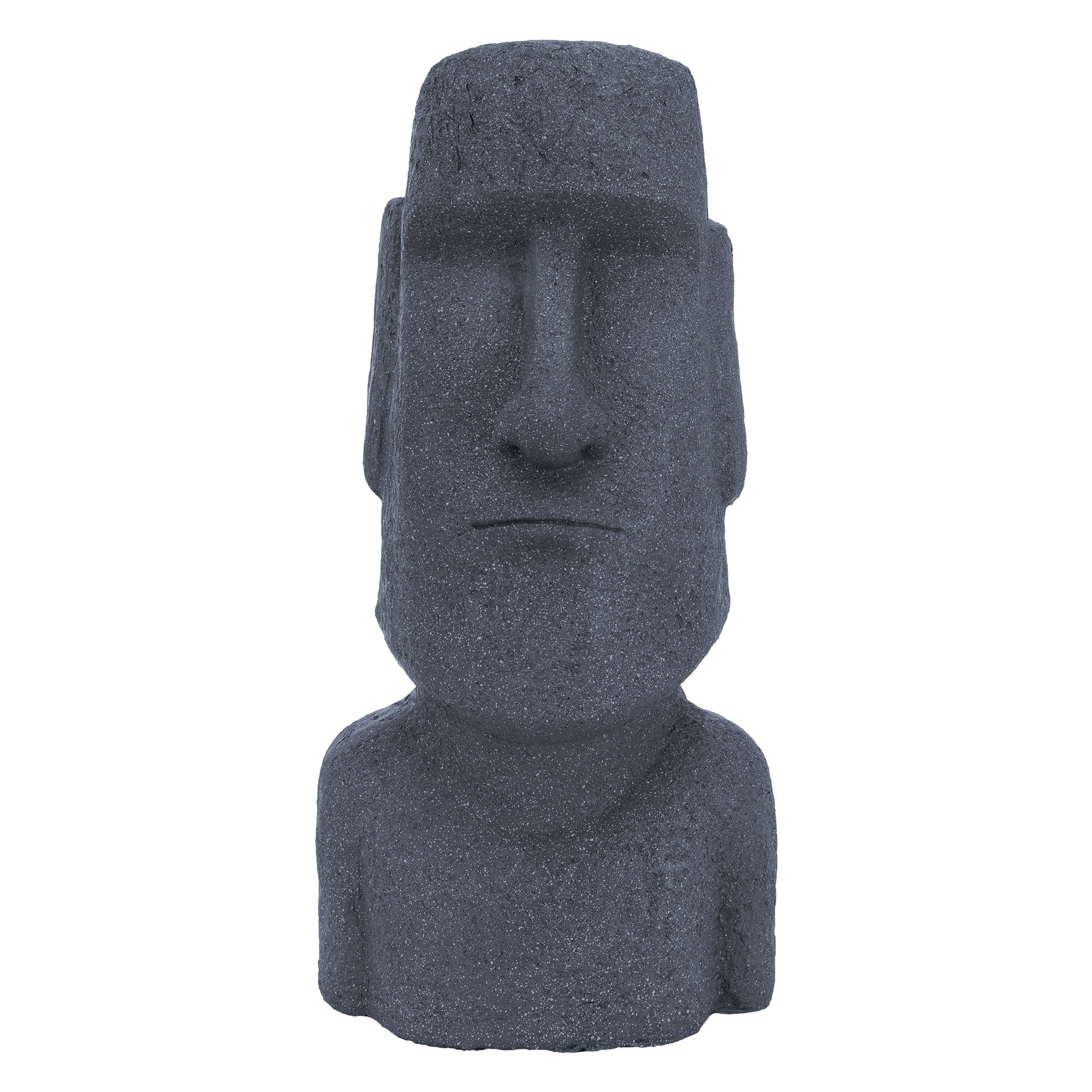 Statua Moai Isola Di Pasqua Rapa Nui Scultura Decorativa Da Casa Giardino Grigio - 7