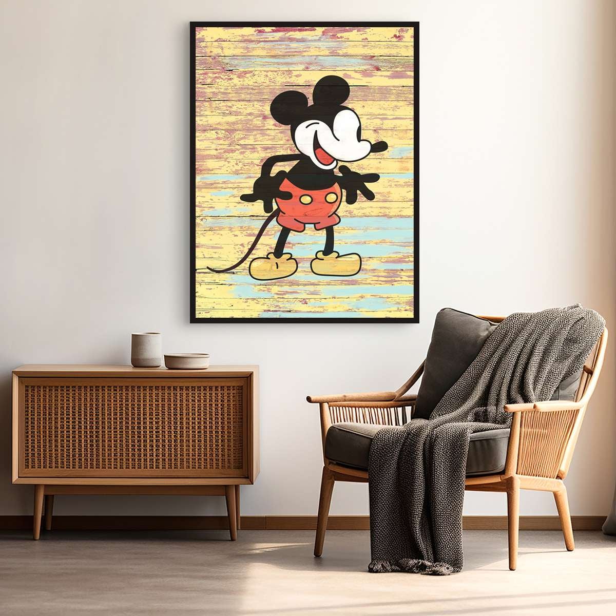 Poster topolino, Vintage Mickey (stampa su carta, 70x50 cm, senza cornice) - 2