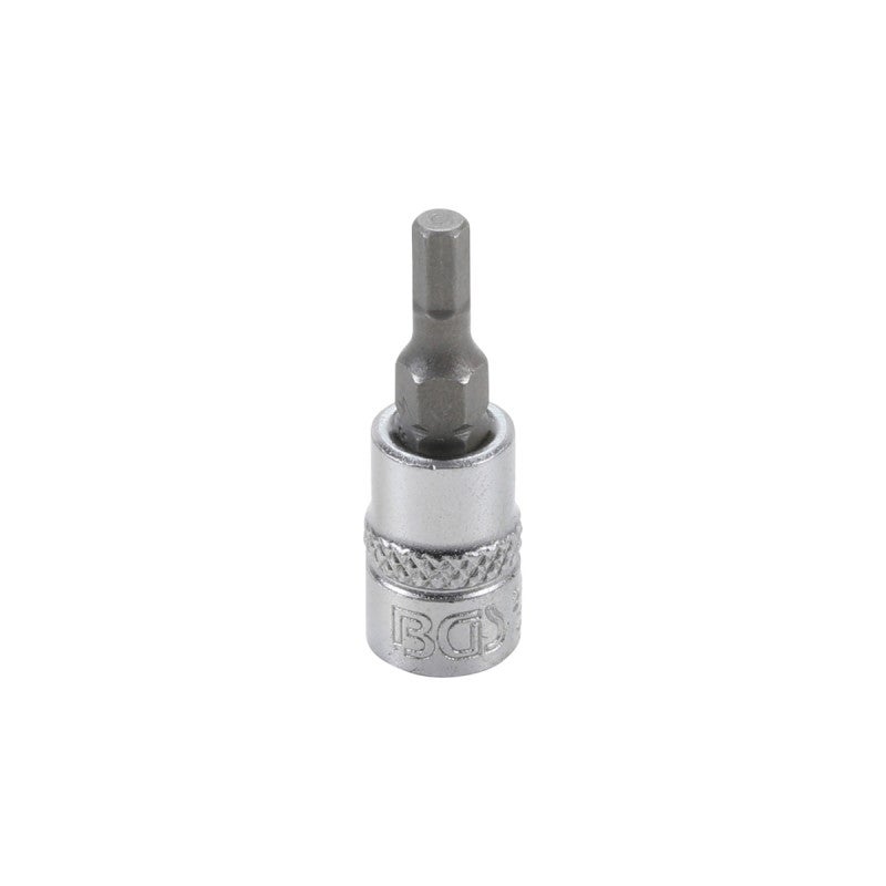 BGS Końcówka wkrętakowa 6,3 (1/4) wewnętrzny 6-kąt 4 mm - 2498