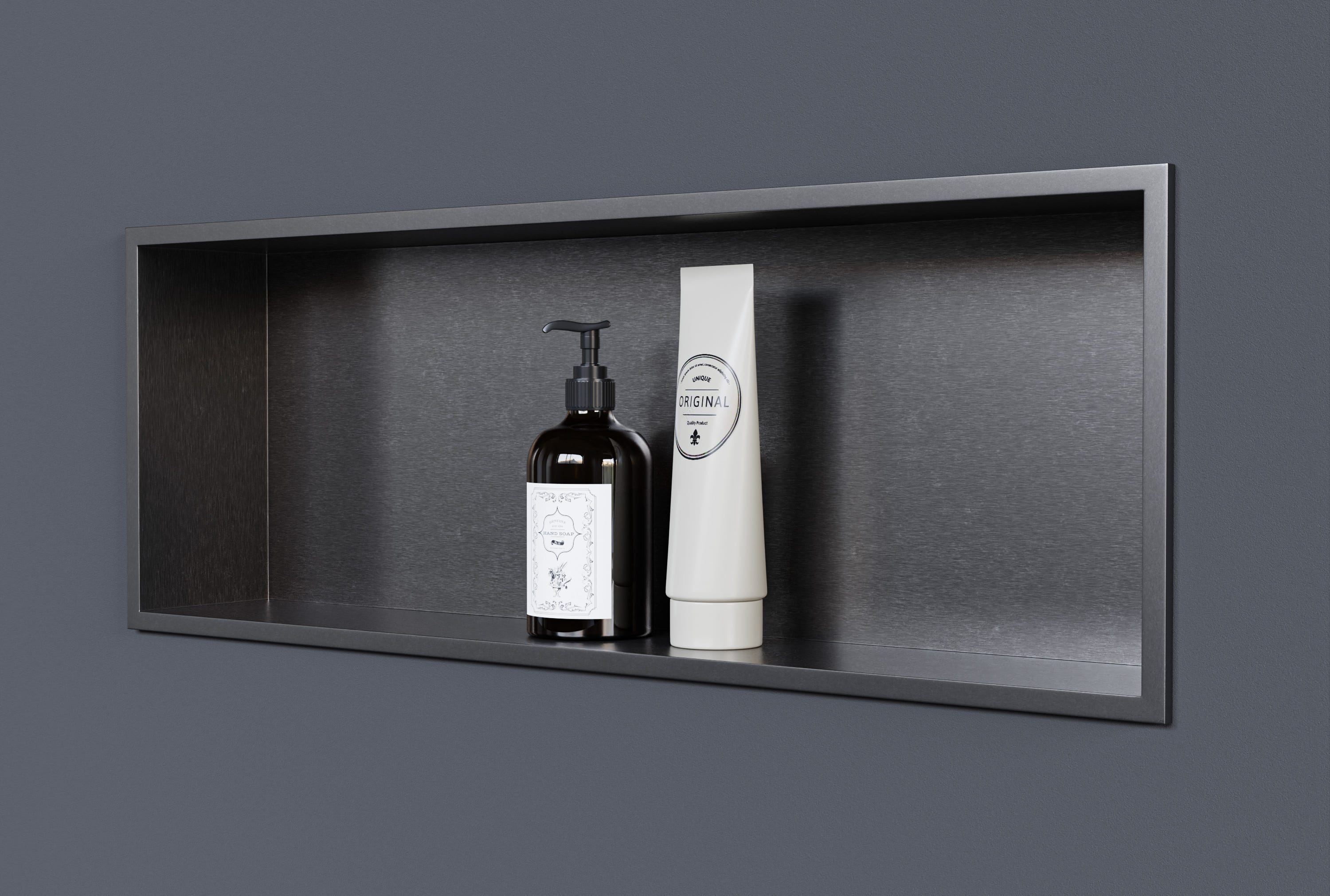 BERNSTEIN - Nicchia per doccia, mensola da incasso per doccia in acciaio inox - 20x60x10cm - NT206010X Metallo da sparo | Leroy Merlin BERNSTEIN - Nicchia per doccia, mensola da incasso per doccia in acciaio inox - 20x60x10cm - NT206010X Metallo da sparo | Leroy Merlin