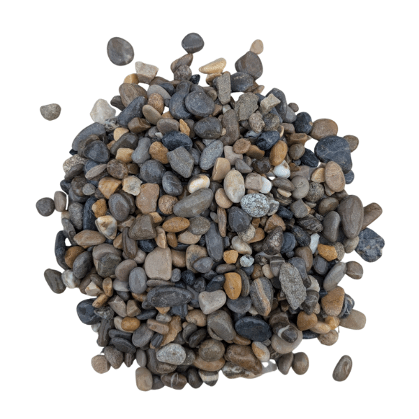 KIT Galets gris + géotextile = 1 Big Bag galet Durance 6/16 1.5T [environ 20m2 sur 5cm d'épaisseur] + 1 géotextile 25m2 - Livraison PREMIUM - 2