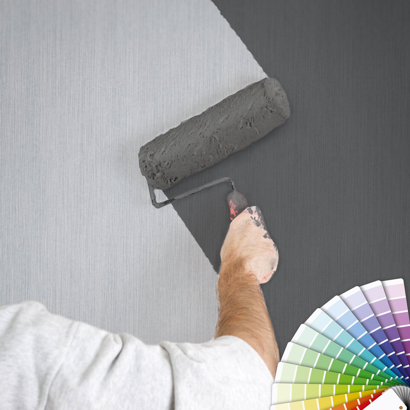 Papel pintado monocromo tejido no tejido para interior moderno papel pintado pintable de pared papel pintado decorativo retro