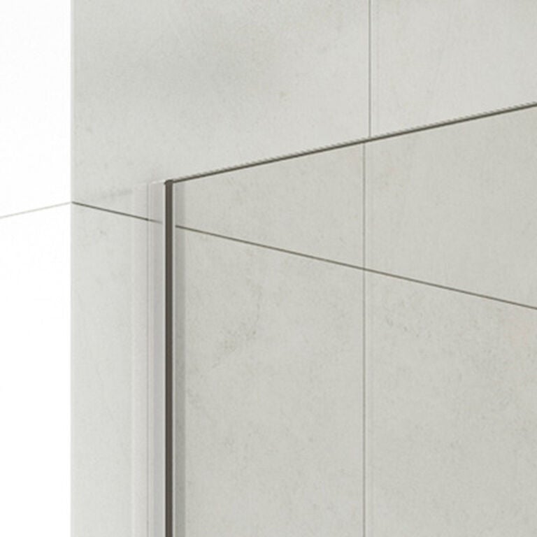 Parete fissa per doccia SCREEN Cromo Decorato 66,5-68 cm (Include braccio di supporto) - 3