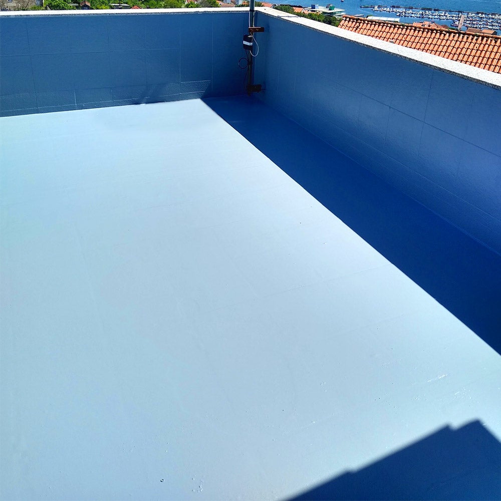 Peinture Caoutchouc ECO avec Fibres (20kg - Nuancier RAL) - Imperméabilisation des toitures, façades et terrasses. Haute résistance et élasticité - 2