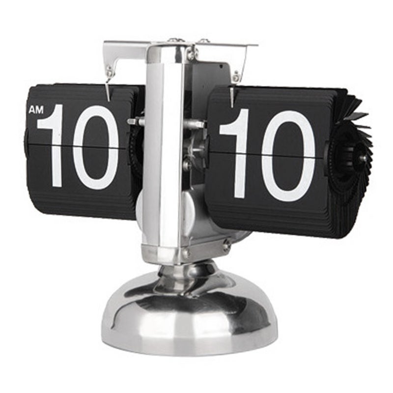 Digital Flip Down Clock Retro Minimalist Single Foot Mechanical Auto ...