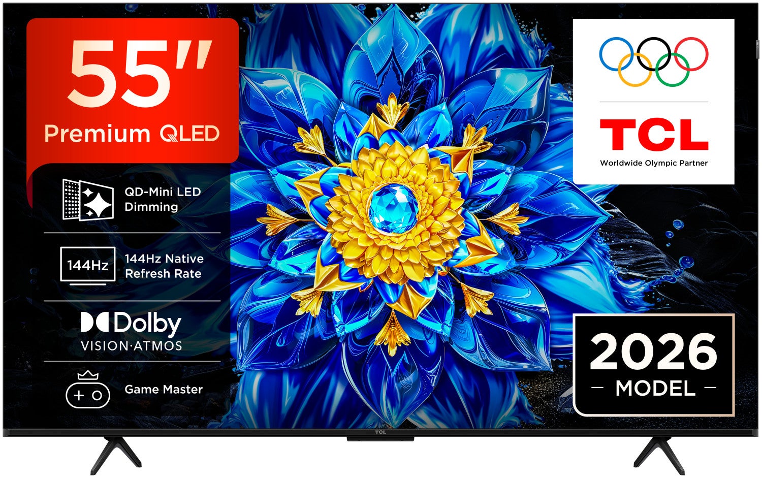 Tcl Negro Televisor 55P8l 55 Pulgadas Qd-Mini Led 144Hz 4K Ultra Hd Google Tv - Imagen 5