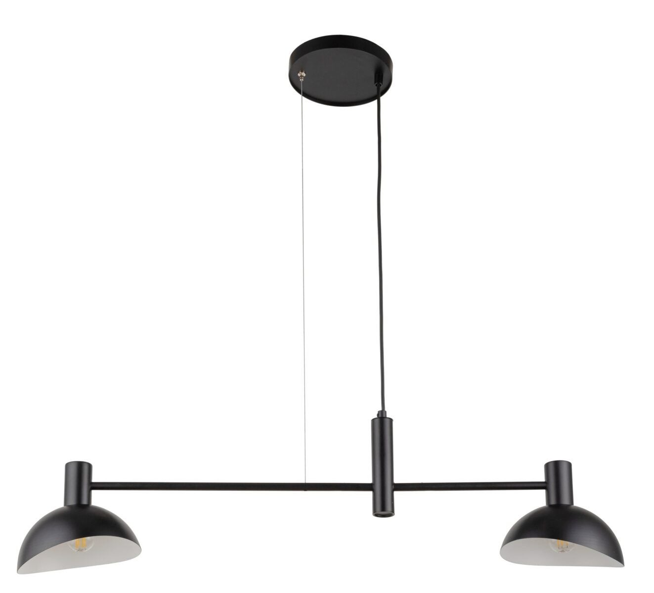 Lampa wisząca Artis czarno-biała 2xE14x40W wym: 70 x 90 x 18 cm metal SIGMA
