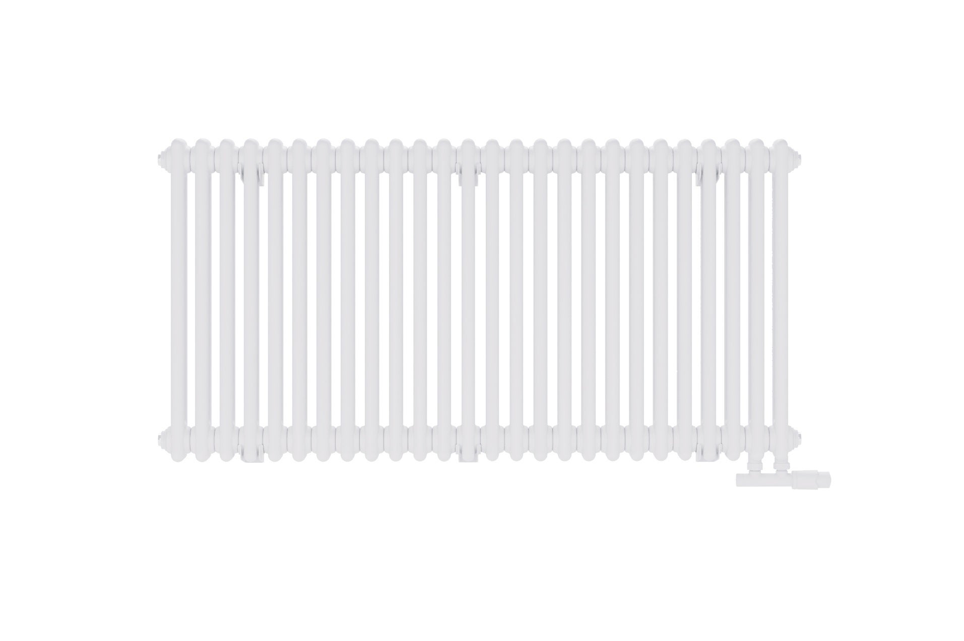 Grzejnik dekoracyjny Columnus 3 - 26Kolumn 60x119 cm ZDP biały 1513W Roz 5 cm LUXRAD