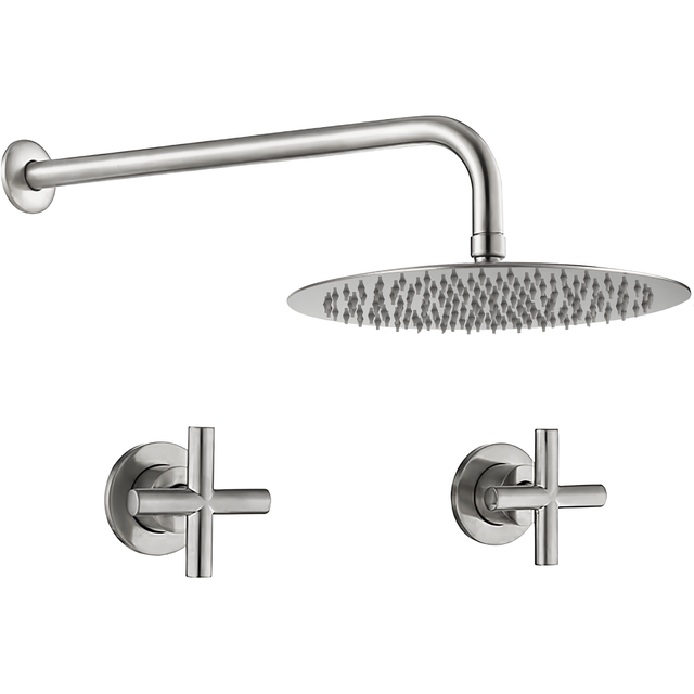 Maniglia Miscelatore Doccia DEWIN - In Ottone Cromato, Design Ergonomico, Per Bagno E Cucina - Foto 6