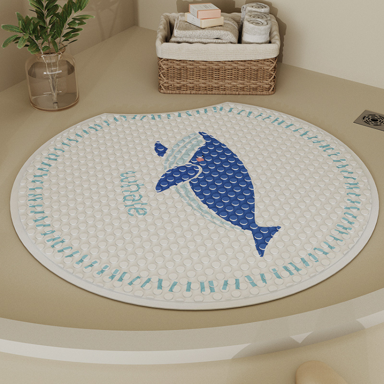 Mata antypoślizgowa do wanny i pod prysznic, 55x55cm, antypoślizgowa, do masażu stóp