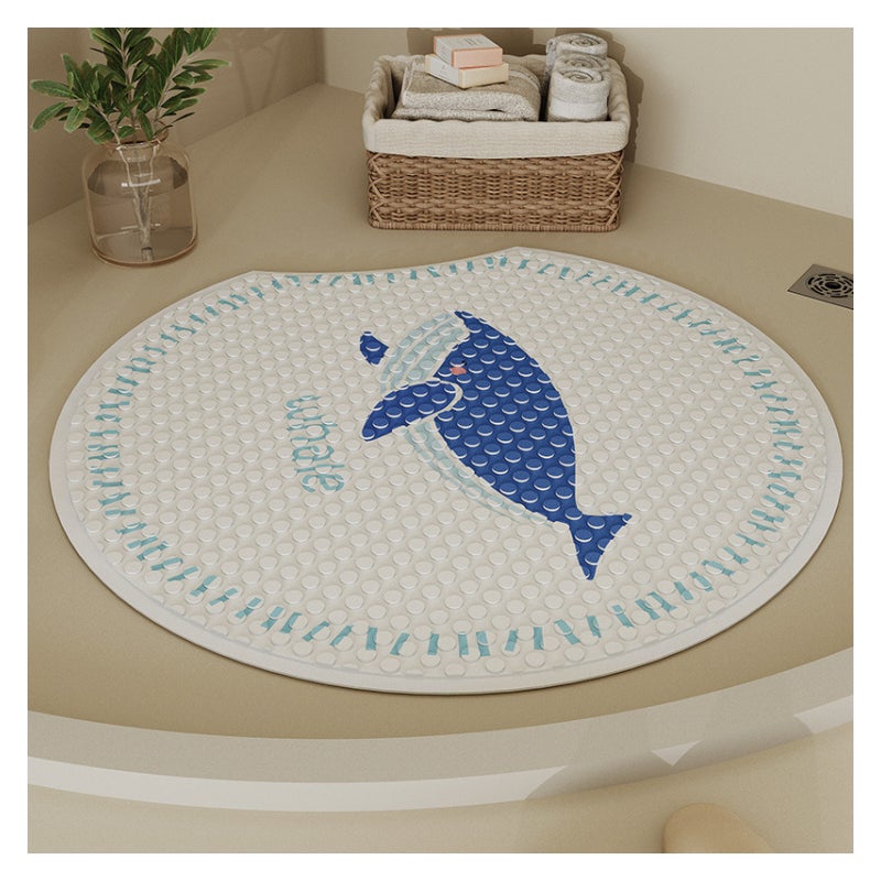 Mata antypoślizgowa do wanny i pod prysznic, 55x55cm, antypoślizgowa, do masażu stóp