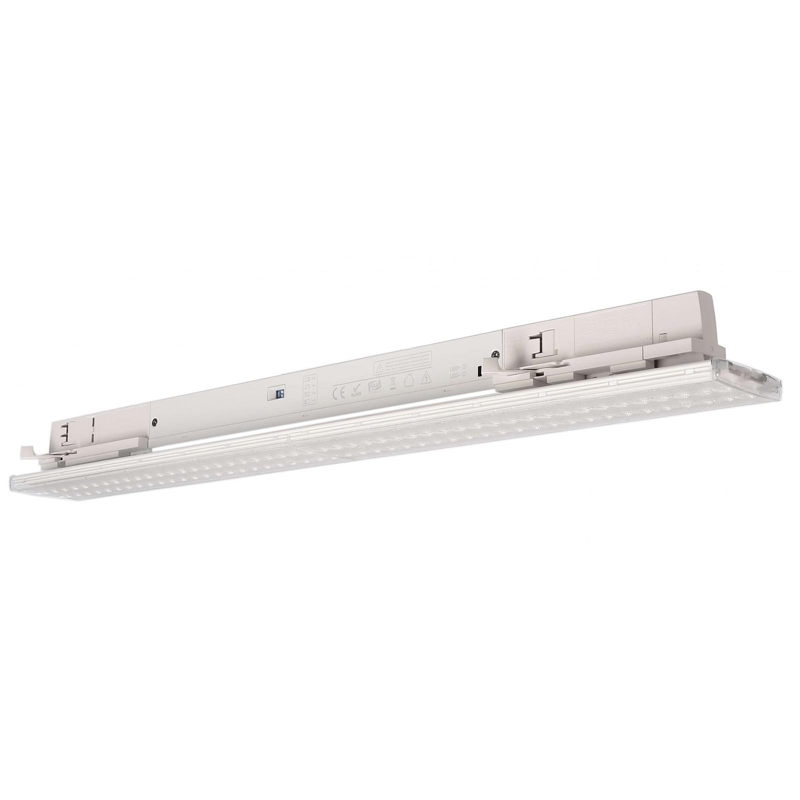 Regulowany reflektor do trójfazowej szyny LED 20W 4000K lampa 60cm oświetlenie witryn sklepowych biuro showroom 230V BIAŁY