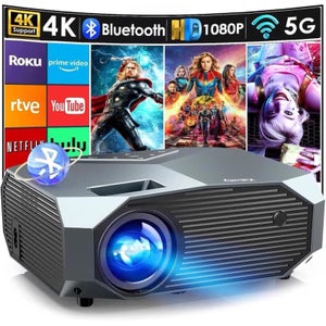 Projecteur De Karaoké Mobile Avec Microphone - Écran 15,6 Pouces, Bluetooth, Batterie - Pour Fêtes En Intérieur Et Extérieur