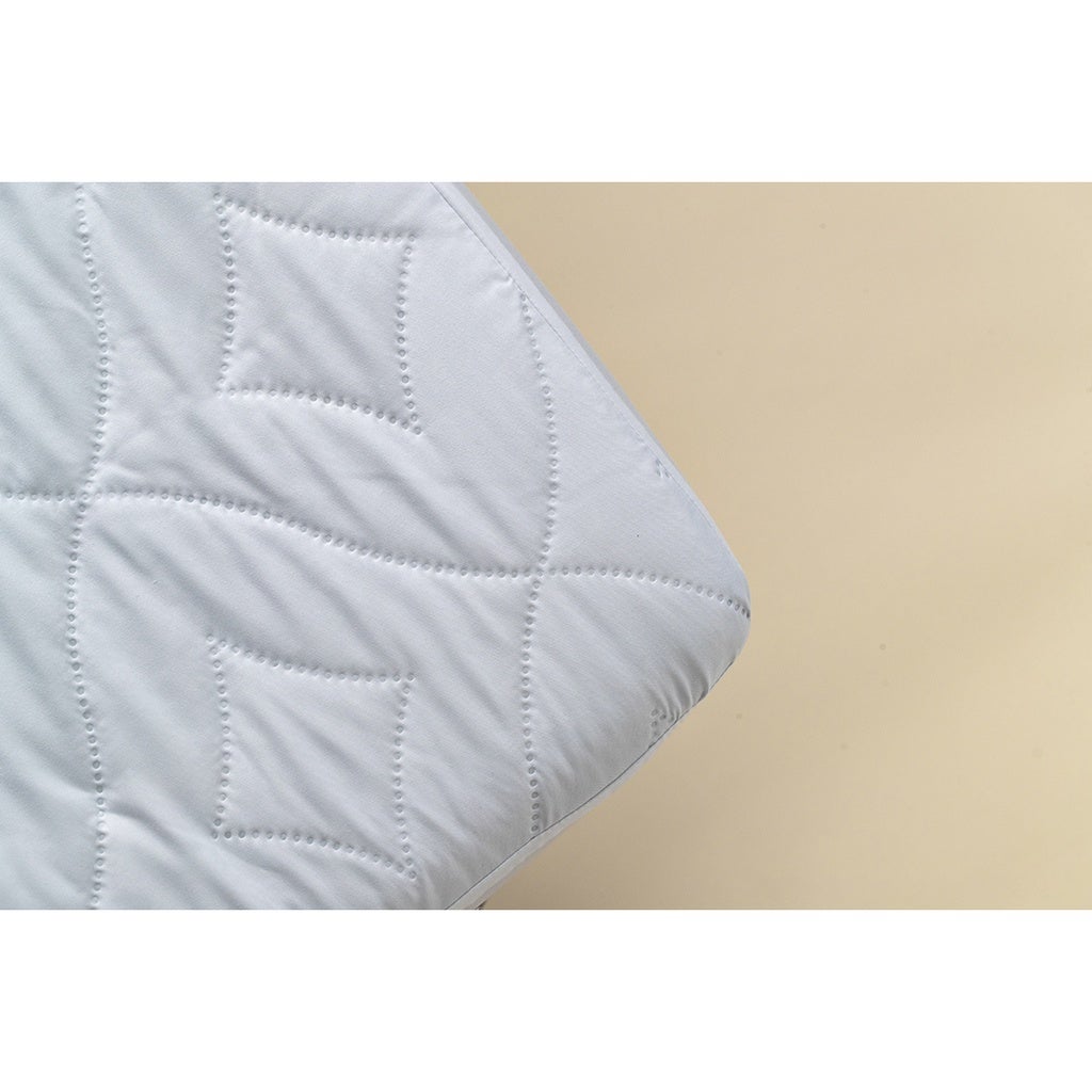 Coprimaterasso Trapuntato Bianco | Taglia Matrimoniale Piccolo 122x190 Cm | Tasca 30 Cm | Ipoallergenico - Foto 8