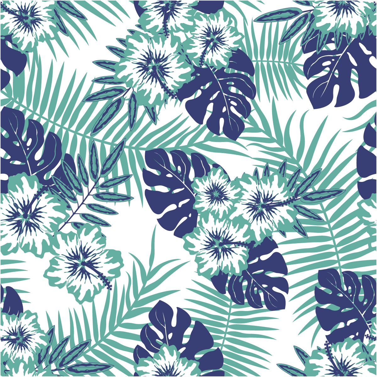 Adesivo arazzo tropicale Tacuarembo - Sticker adesivo - adesivi murali - 40x40cm - 2