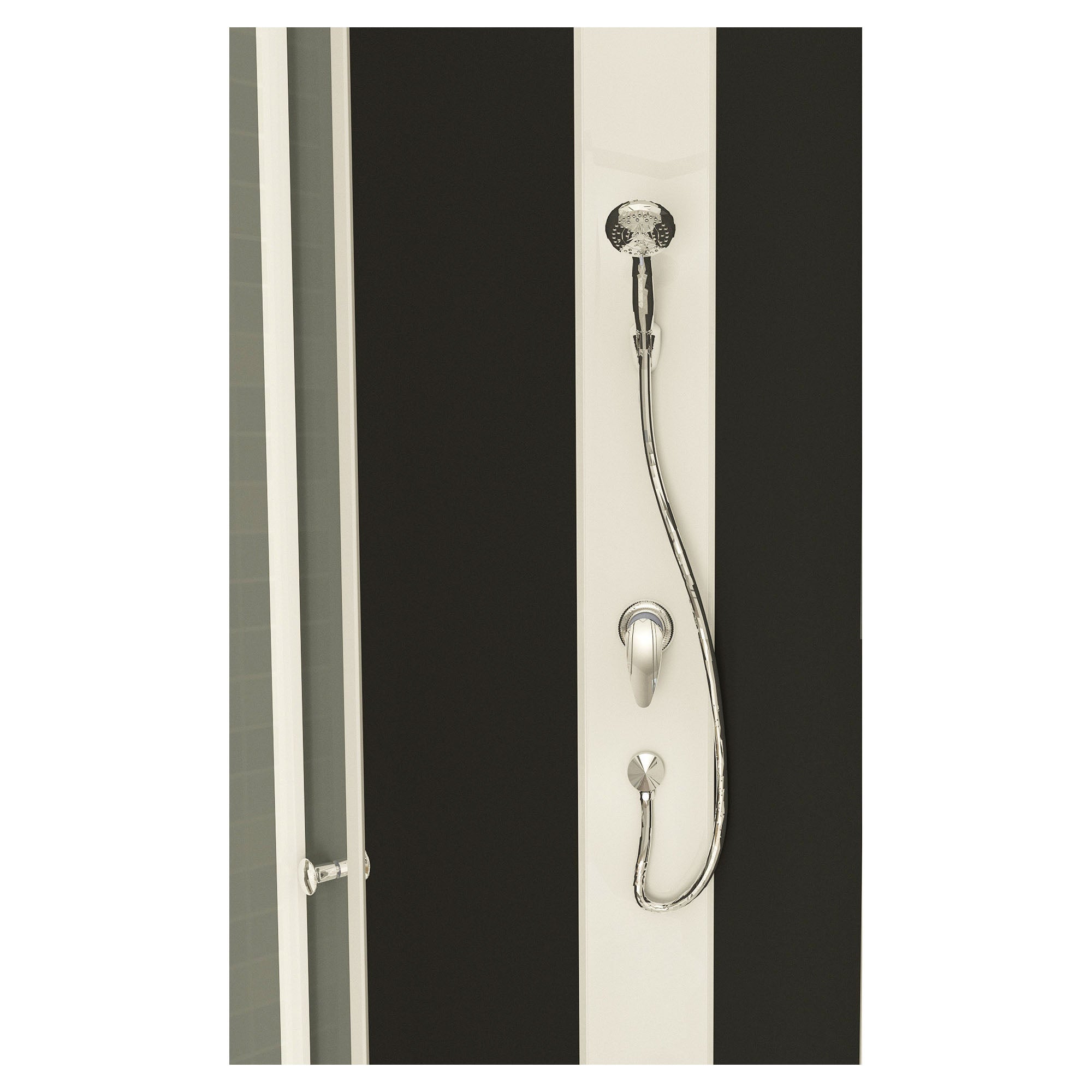 ONDEE - Cabina de ducha MELIA - Montaje sin silicona - 80x80cm - Perfiles de aluminio - blanco - se entrega en kit - 4