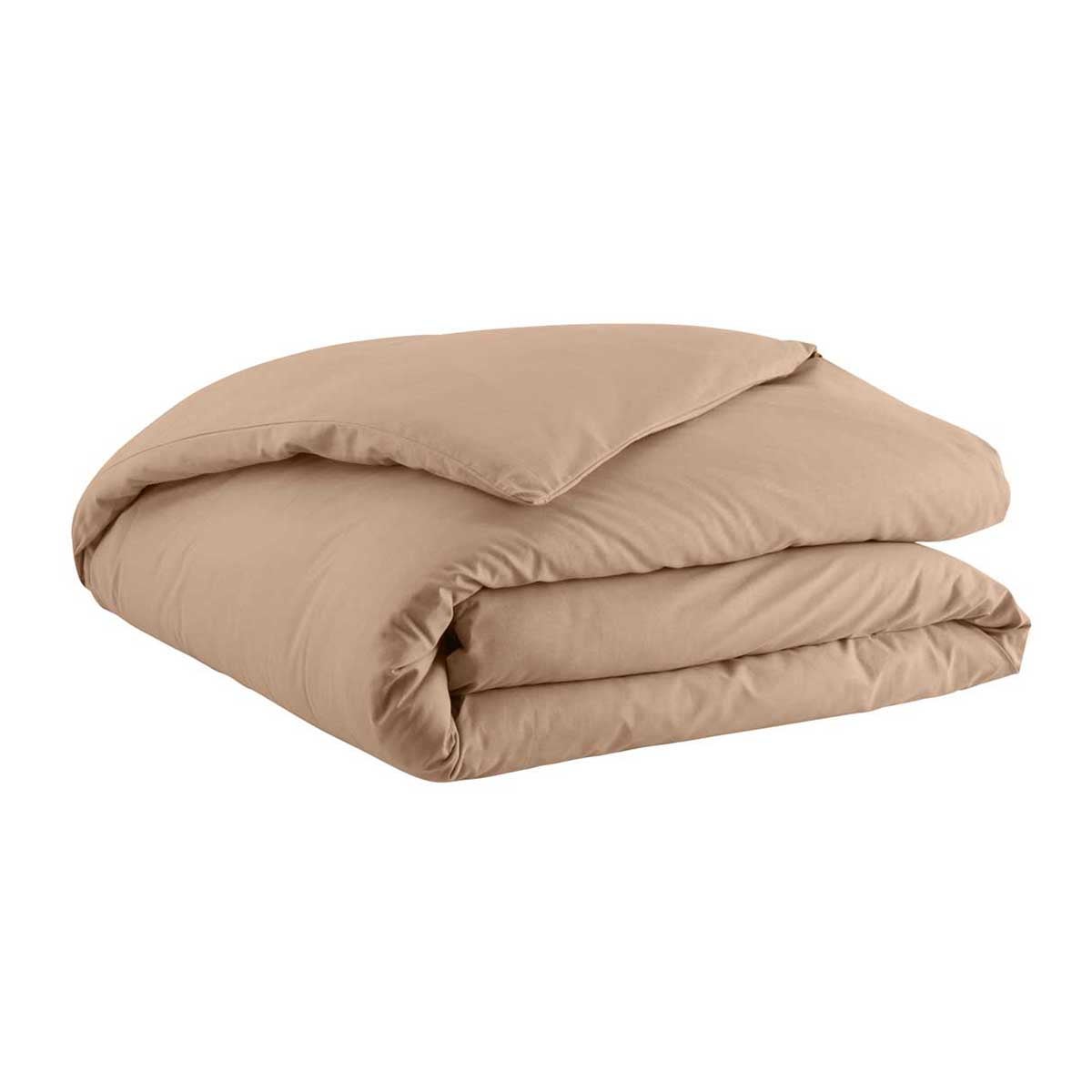 Housse de couette unie en coton, Tout Doux, Made in France - 2