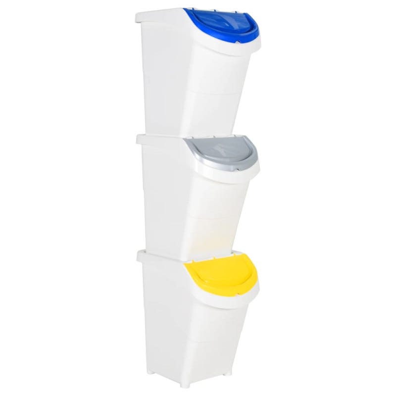 Set Di Cestini Per Rifiuti Da 30 Litri, Contenitori Per Rifiuti Differenziati Set Da 5 Pezzi 85731631 Set Di Cestini Per Rifiuti Da 30 Litri, Contenitori Per Rifiuti Differenziati Set Da 5 Pezzi 85731631