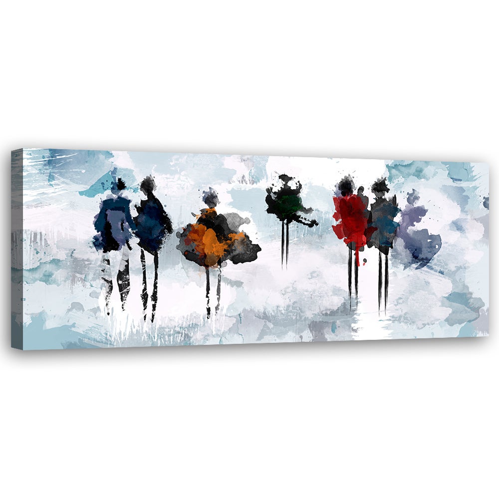 Obraz na płótnie, Abstrakcyjne kobiety 150x50