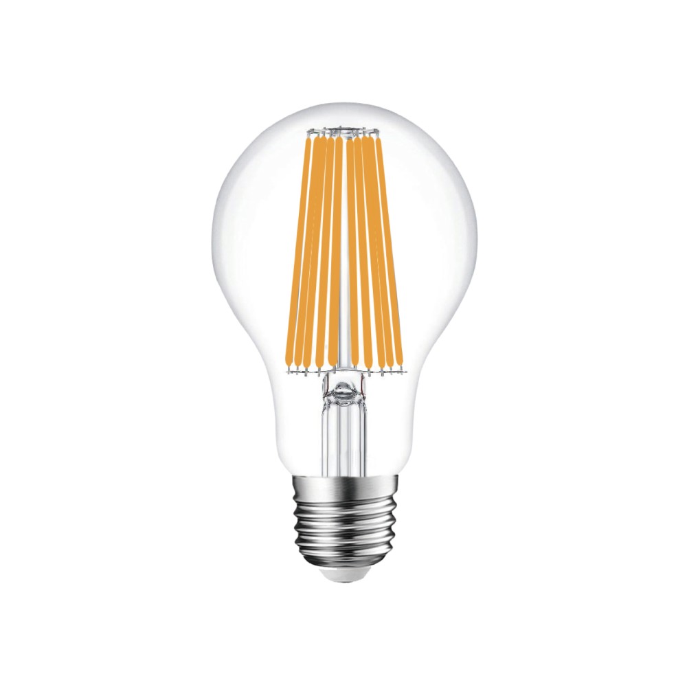 Alcapower - żarówka LED E27 A67 18 W 3280 lm, kąt świecenia 320°, klasa energetyczna C, Ø67 mm, światło natychmiastowe, długa żywotność - 6000 K