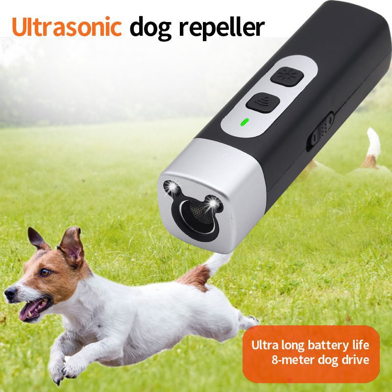 Dispositif anti-attaque canine avec ultrasons puissants et LED clignotante | Sûr, efficace et portable - 3