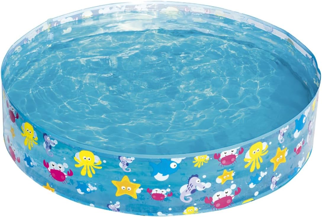 Piscine Hors Sol Pataugeoire Ronde 122 X 25 cm | Leroy Merlin