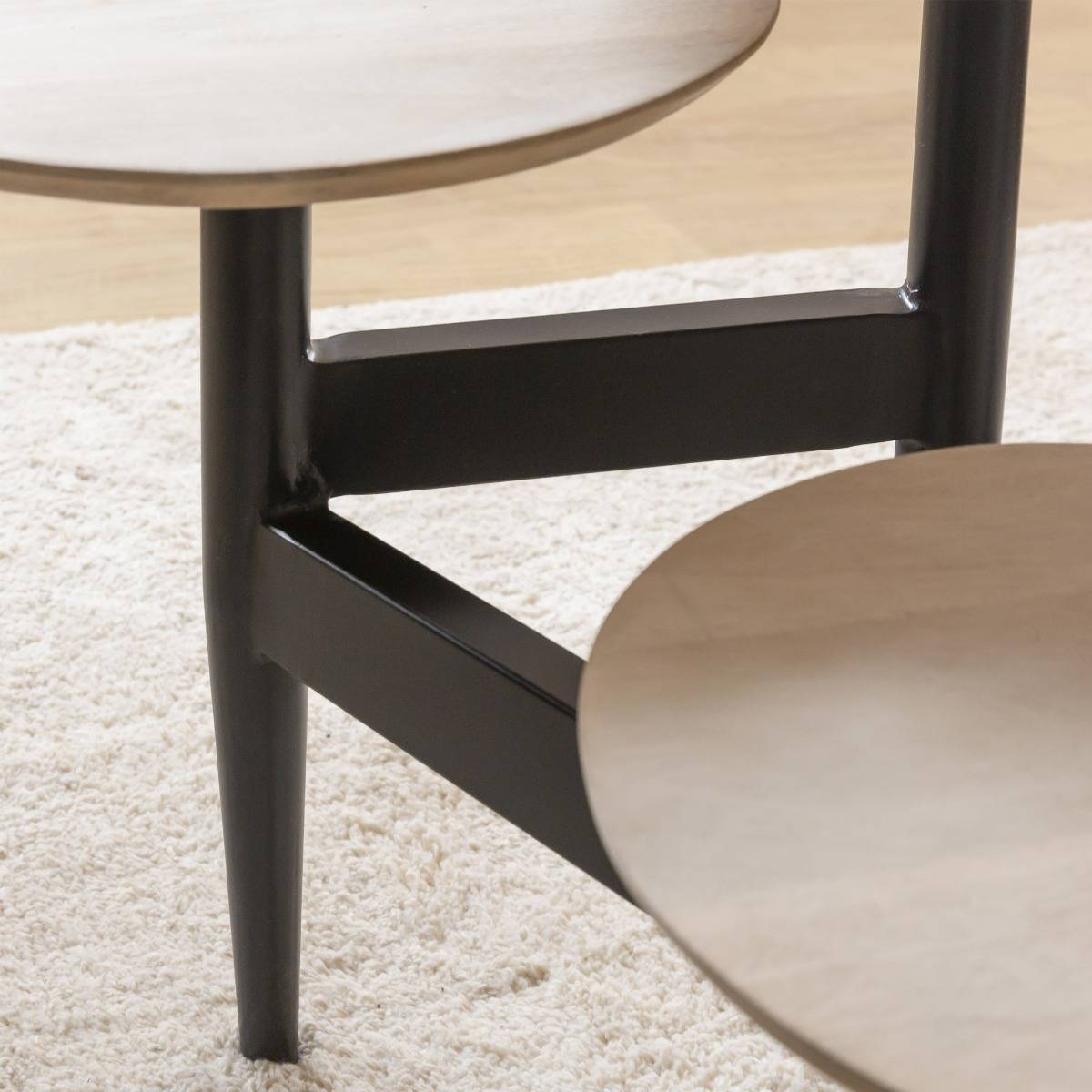 Table basse en bois de manguier Dounia - 4