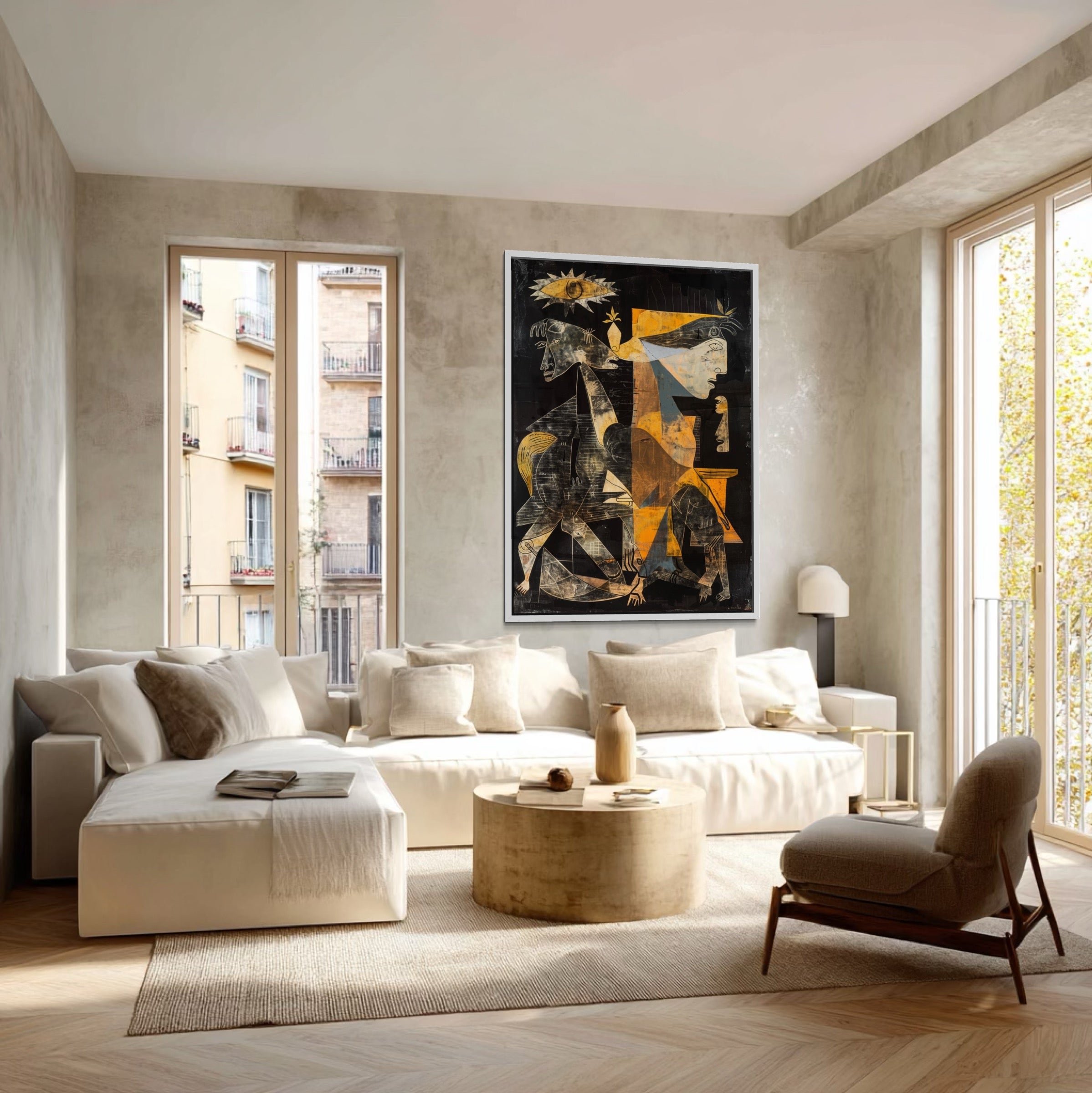Estampe à encadrer, 70 x 100 cm. POLARTE-E « Intrigue dans la pénombre d'un rêve » - 4