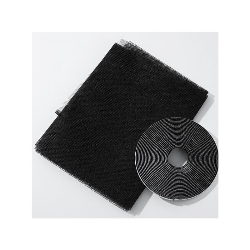 Moskitiera okienna, czarna moskitiera okienna, szer. 150 x wys. 150 cm