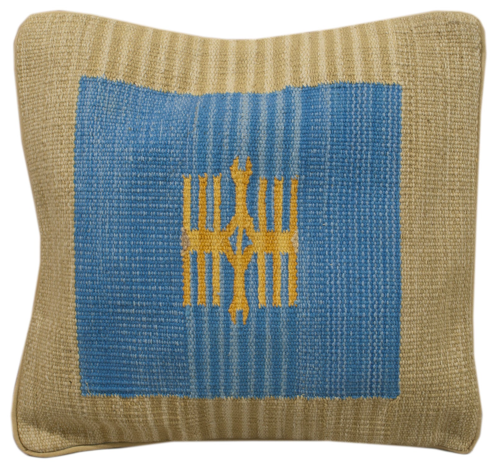 Galleriafarah1970 - 40x40 CM Oryginalna ręcznie robiona poduszka Kilim Square lub