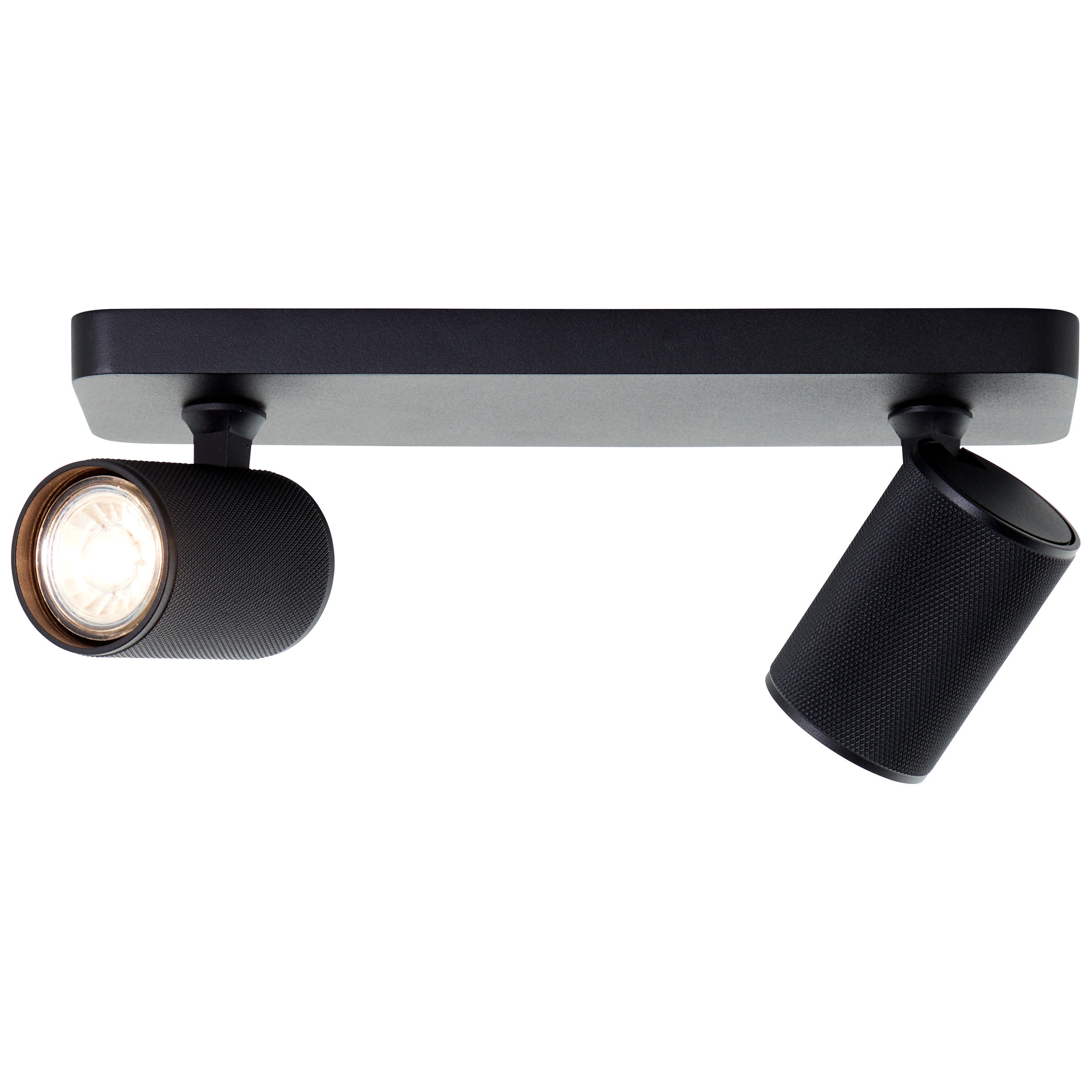 Lampa Brilliant Spot bar LED Marty 2 żarówki piaskowy czarny metal czarny 2x GU10, 10 W, żarówki LED w zestawie i wymienne - 3