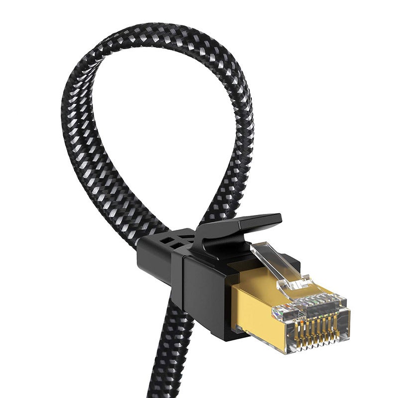 Cat 8 Câble Ethernet 20M,(40Gbps 2000Mhz/s) Gigabit Rj45 STP Câble Blindé Internet Réseau Lan Patch pour Modem Routeur Ordinateur TV PC - 6