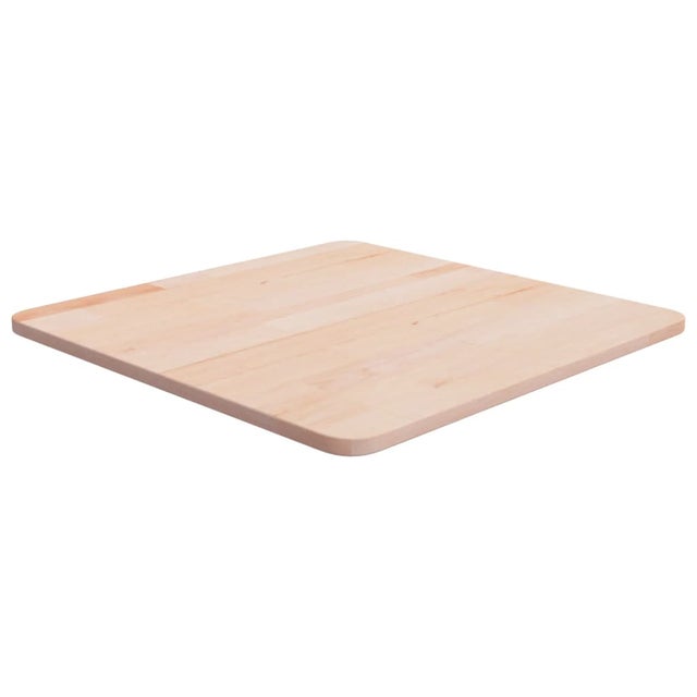 Dessus de bureau | Plateau De Table | Dessus de table carré 50x50x1,5 cm Bois chêne massif non traité CFW99365