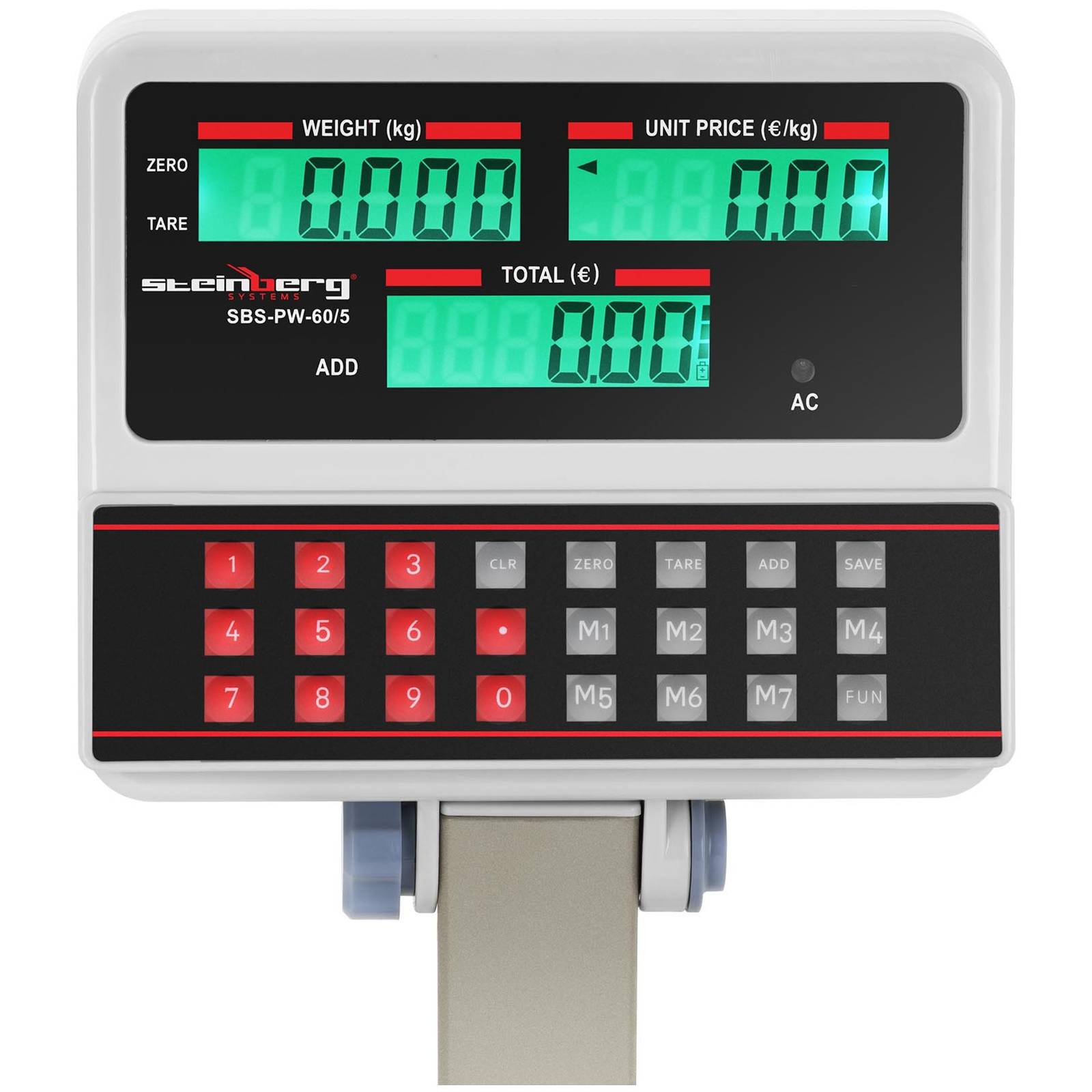 Balance poids-prix - Steinberg Systems - 60 kg / 5 g - Surface de pesée: 30 x 35 cm - 4