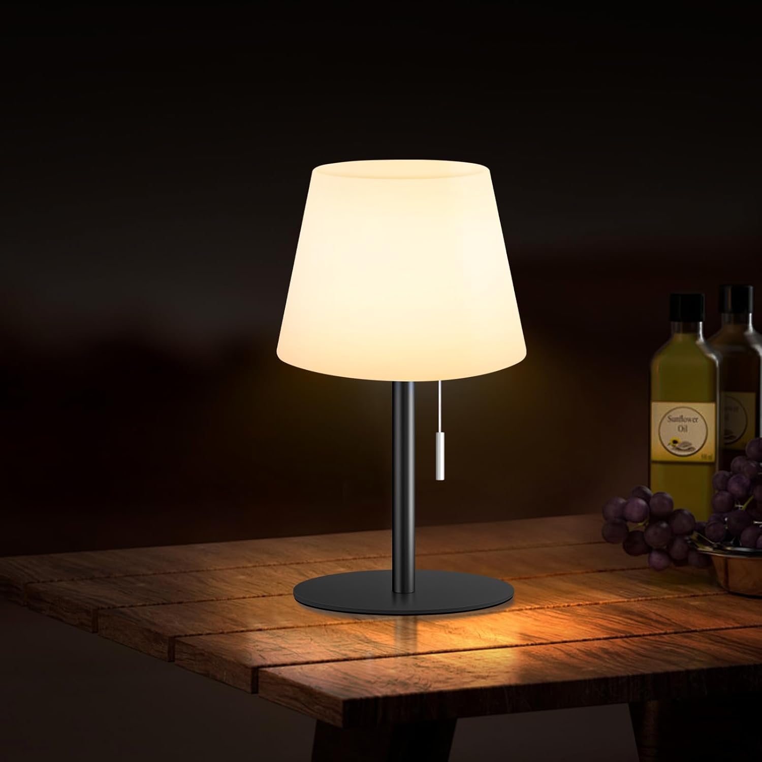 8-kolorowa bezprzewodowa lampa stołowa Ciepła biel Ściemnialna zewnętrzna lampa stołowa Akumulatorowa Wodoodporna Idealna dekoracja do domu i ogrodu