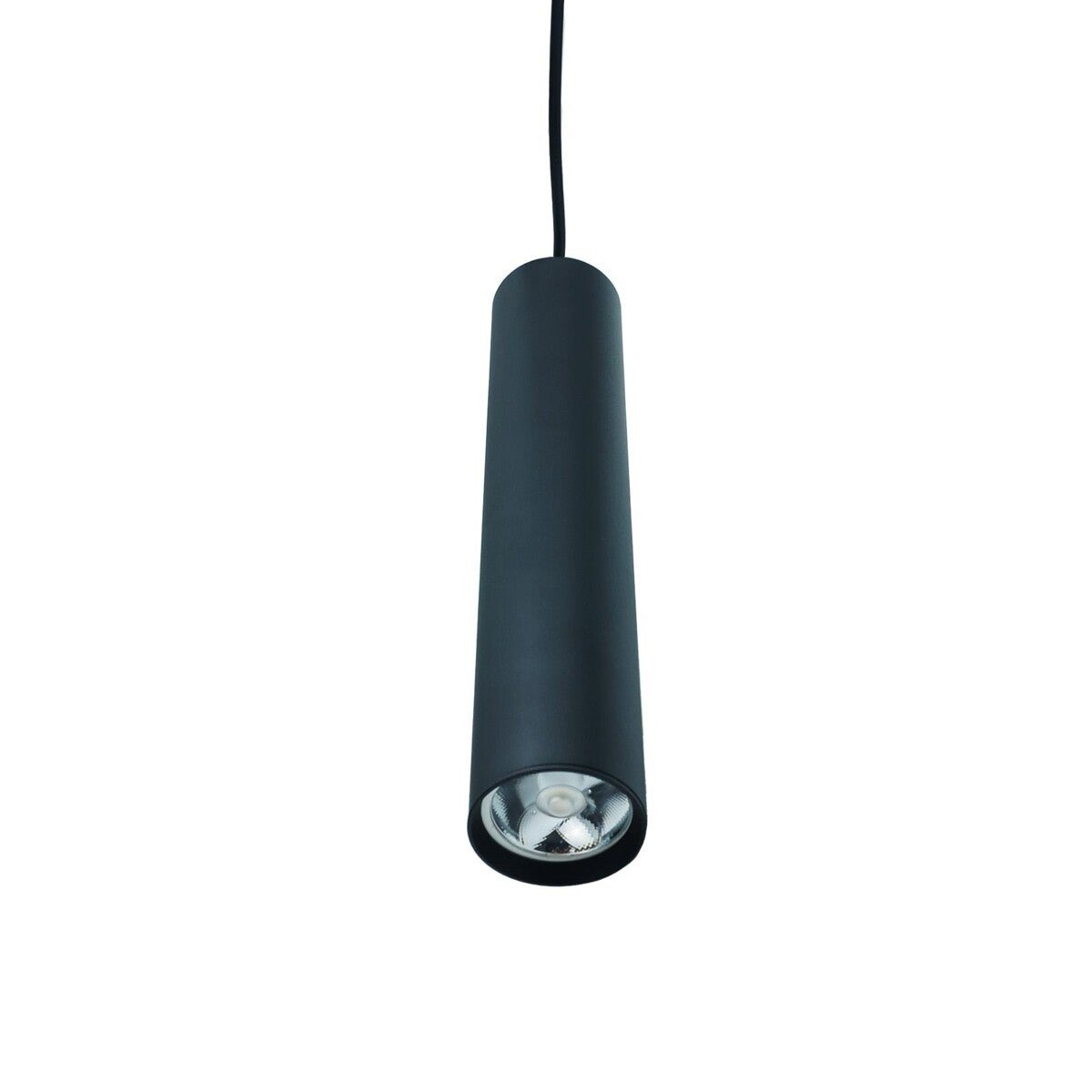 Lampa sufitowa wisząca Circus czarna 1xGU10x40W wym: 120 x 6 x 6 cm metal IdeaLED - 5