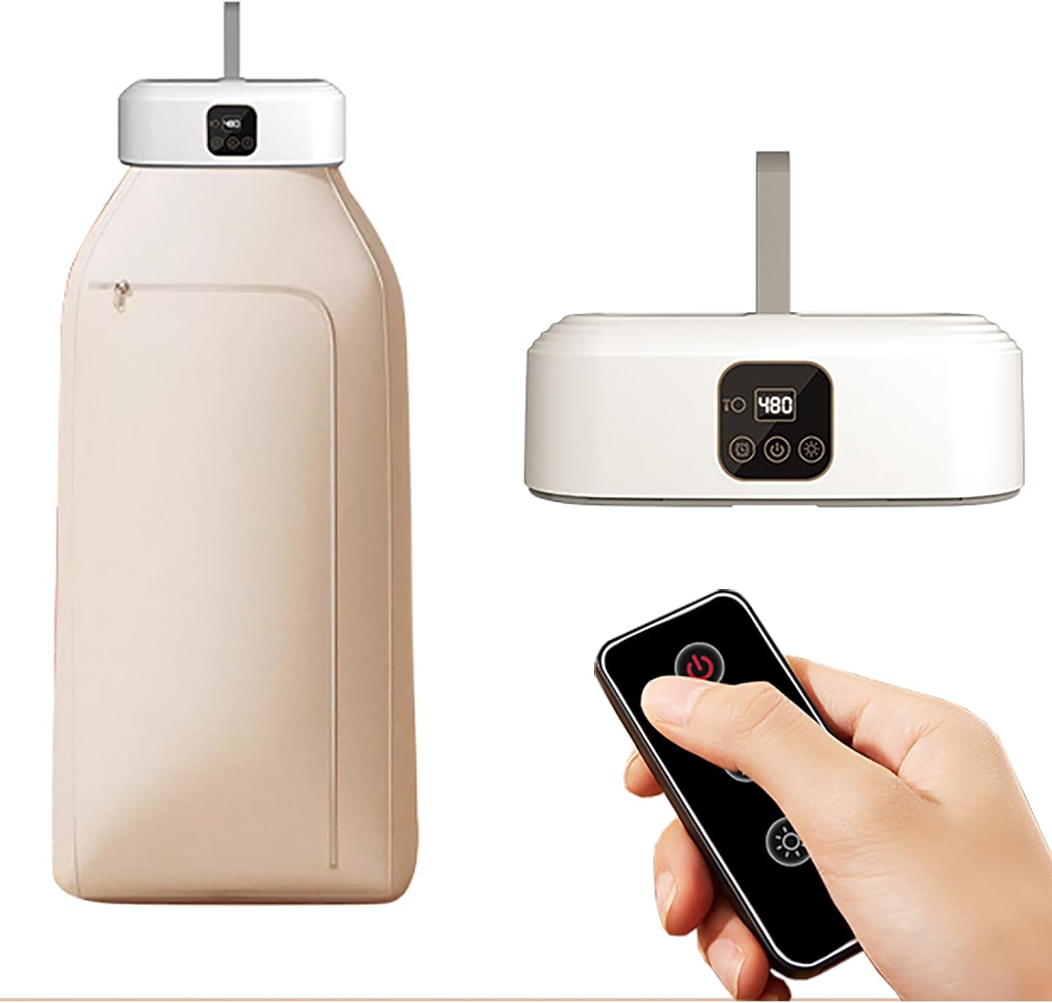 przenośna suszarka elektryczna, suszarka do ubrań, suszarka do mieszkania z pilotem, elektryczna suszarka do użytku wewnętrznego