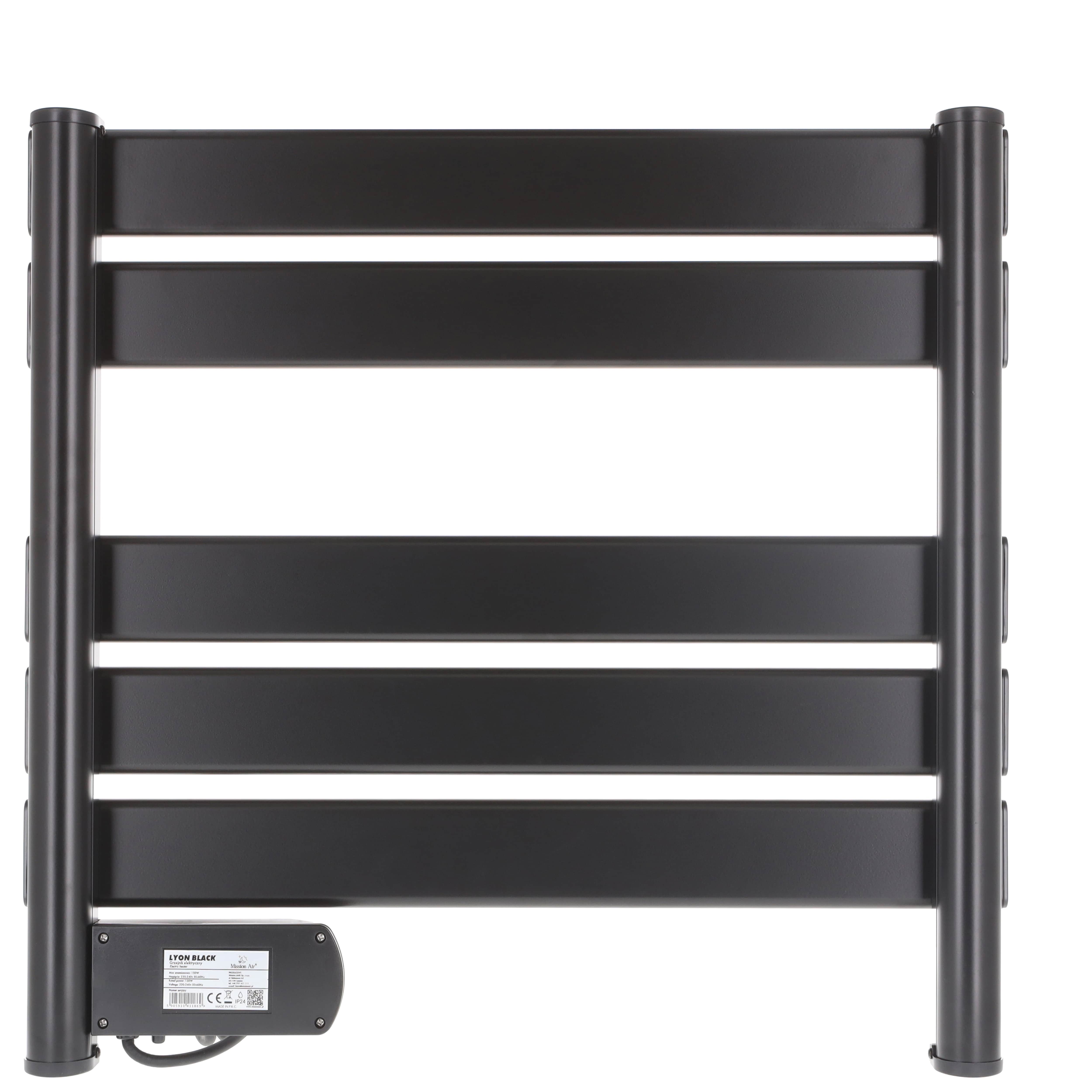 Grzejnik łazienkowy LYON 150W Black - 7