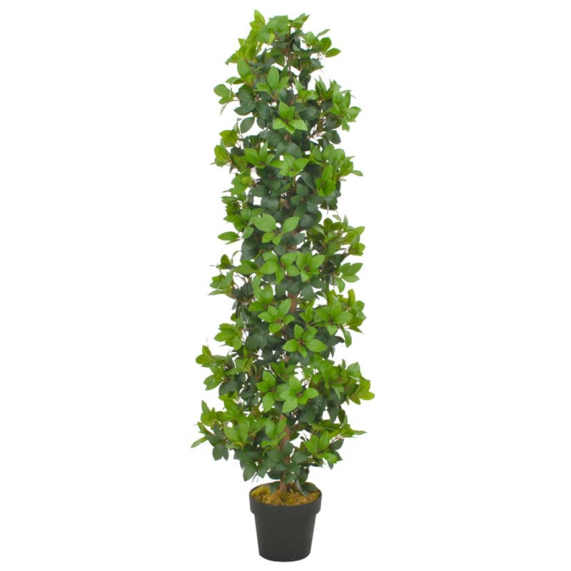 Sztuczne drzewko laurowe z doniczką, zielone, 150 cm vidaXL