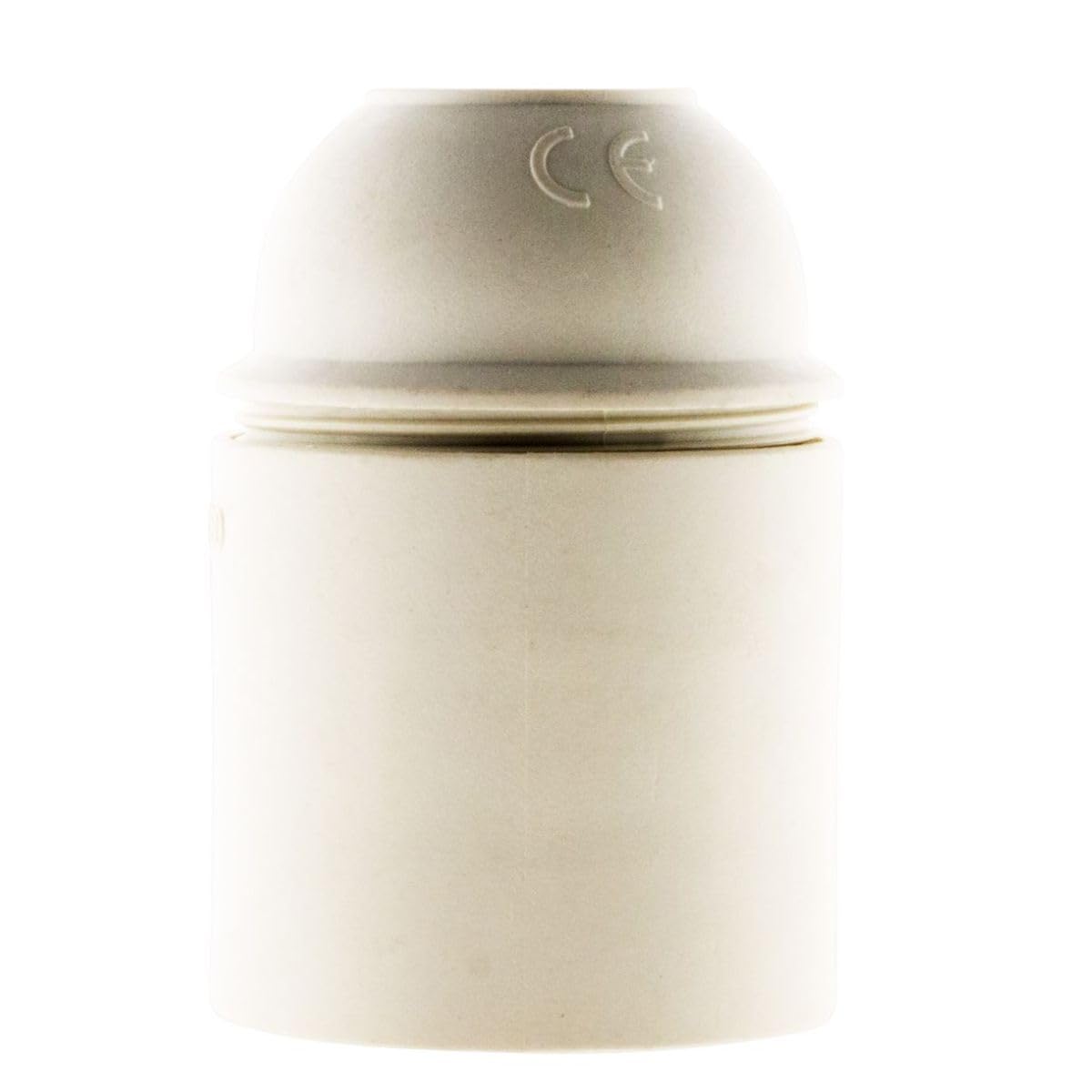 Attacco liscio senza anello E27 - bianco - Zenitech - 3